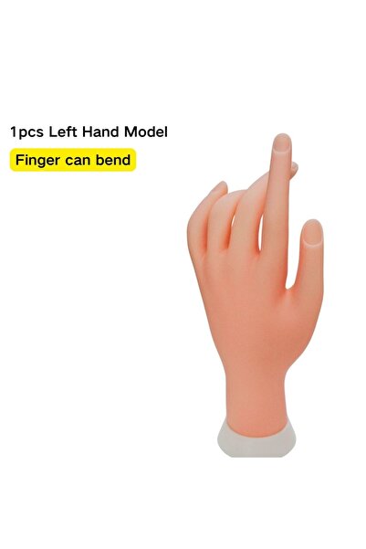 Choice نموذج يد مرن وناعم لتدريب الأظافر، يد صناعية قابلة للثني لتدريب مانيكي...
