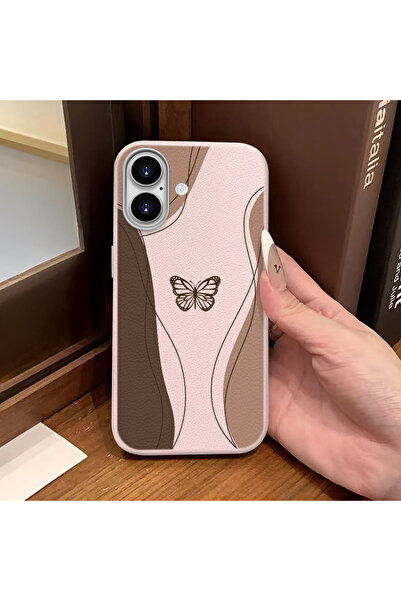 ucuc جراب سيليكون وردي اللون متوافق مع آيفون 16، يحمي الكاميرا ويمازح الصدمات...