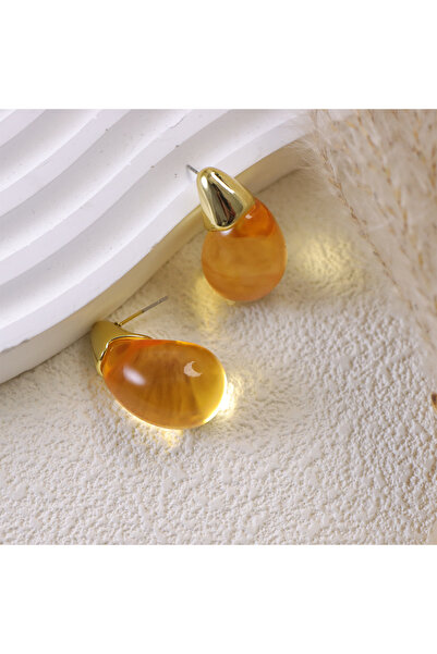 Choice أقراط جديدة ملونة شفافة على شكل قطرة ماء للنساء، متعددة الألوان، أنيقة...