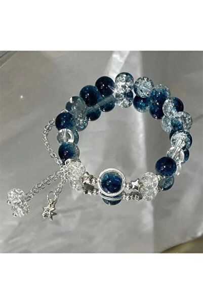Choice 7 Tassel Simple Beads Crystal Bracelet for Women Girls Korean Ins Flower Fox Feather Bracelets Frie.