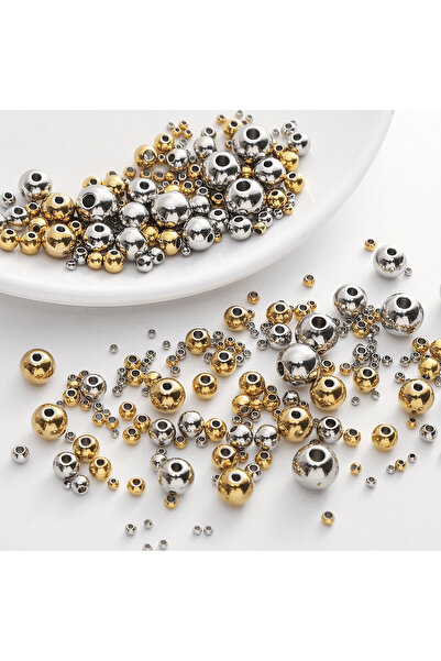 Choice4 4mm 50pcs Mixing colors High Quality Stainless Steel Beads for Jewelr...