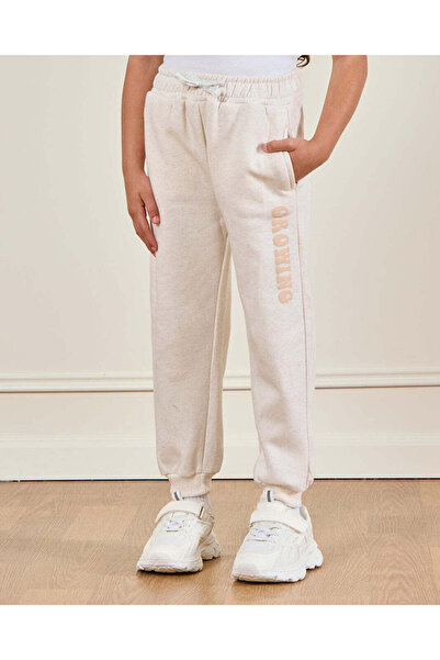 REDTAG Girls Grey Active Track Pants