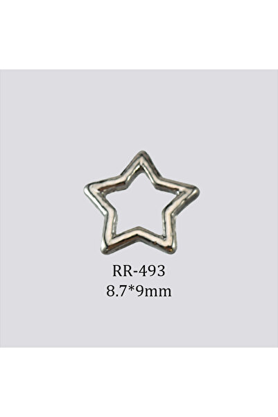 Choice RR-493 "100Pcs/Set Metallic Punk Star Shaped Nail Art Decor Diy Nail Charms Nail Gems Nail Supplies