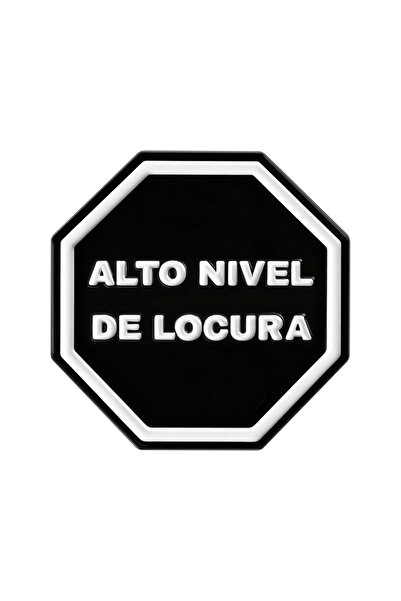 Choice QHXZ5519 علامة تحذير إسبانية دبابيس المينا BAJO NIVEL DE PACIENCIA EXC...