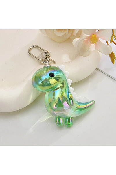 Choice Green Colorful and Cute Little Dinosaur Acrylic Keychain, Fashionable ...