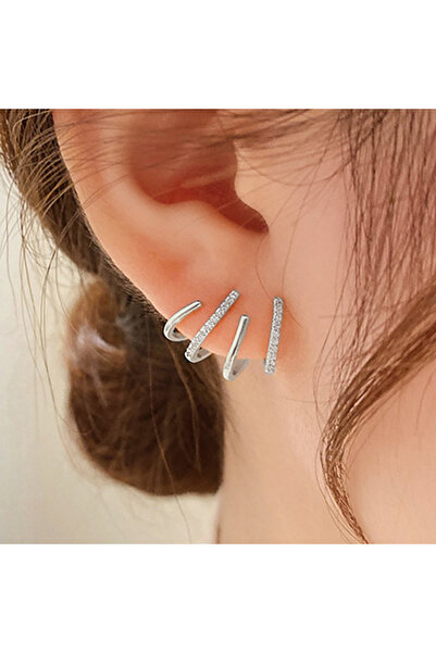 Choice E2594 Huitan Hot Trendy Claw Shaped Piercing Earrings for Women Luxury...