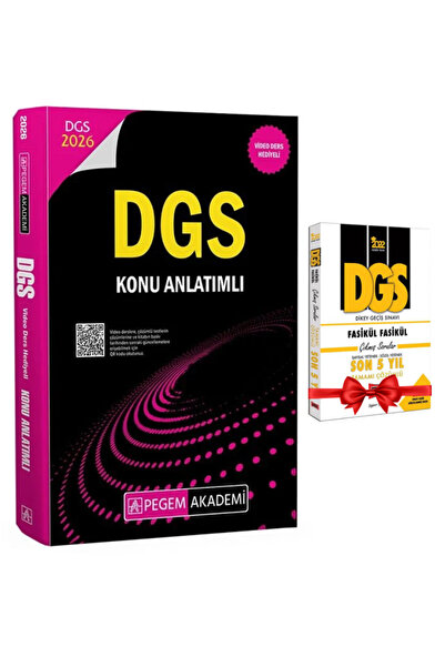Pegem Akademi Yayıncılık 2026 DGS Konu Anlatımlı