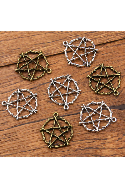 Choice 10 قطع من تعليقات دائرية بلونين، مقاس 25*28 مم، زينة يدوية الصنع على ش...