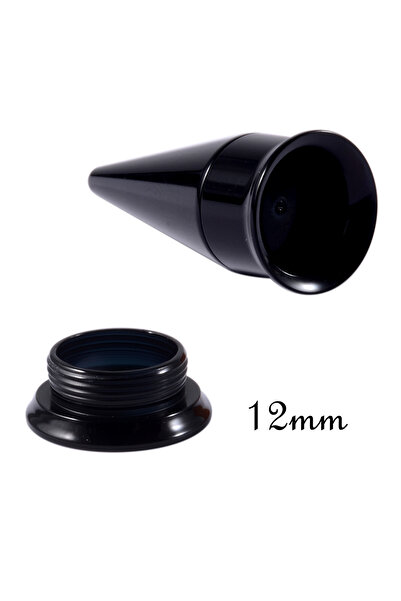 Choice أقراط أذن هندسية، طقم واحد مقاس 12 مم، طقم واحد من 3 قطع، أداة توسيع ا...