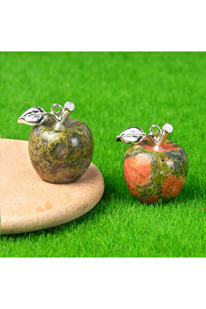 Choice قلادة صغيرة من حجر اليوناكيت الطبيعي، قطعة واحدة، مصنوعة من الكريستال،...