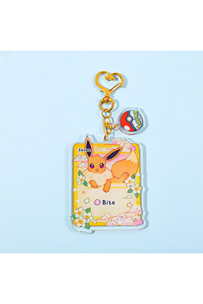 Choice SS0357-1 1pc/9pcs Pokemon Series Square Keychain Classic Design Suitable for Wearing on School Bags