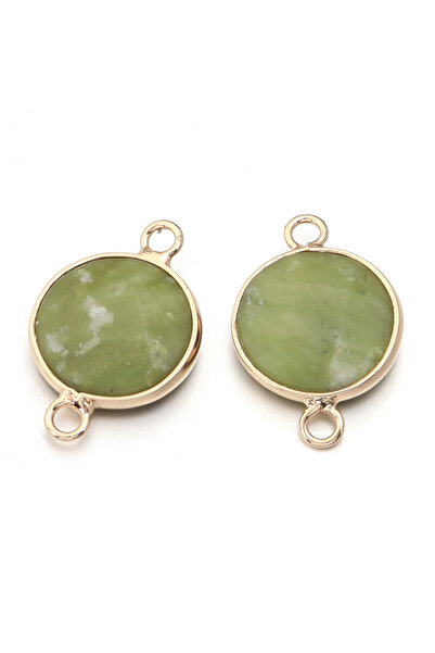 Choice قلادات من حجر الزبرجد الطبيعي المصقول، قطعتان (2-4 قطع/مجموعة)، كوارتز...