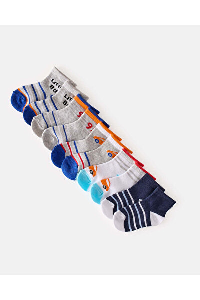 REDTAG جوارب أطفال أولاد متنوعة بطول الكاحل (5 أزواج)