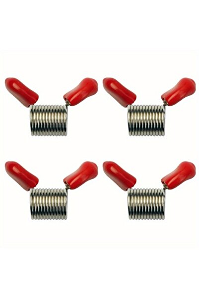 Choice Red Bead Stopper 4Pcs Red/White Set for Jewelry Making Spring End Fast...
