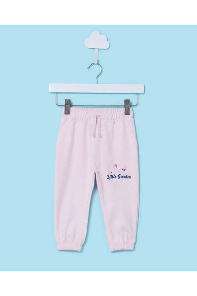 REDTAG Infant Girls Pink Print Active Pants