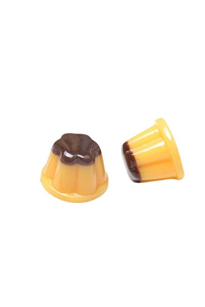 Choice yellow coffee 10Pcs Mini Jelly Simulation Kawaii Food Resin Charms Pendants for Jewelry Making DIY