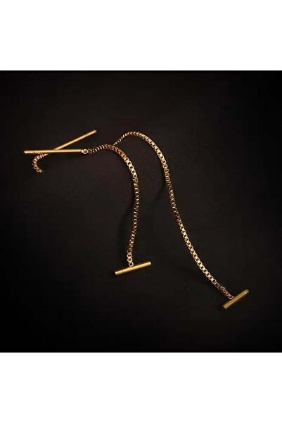 Choice 02 أقراط طويلة بتصميم بسيط وأنيق، لون فضي، مزينة بشرابة وسلسلة، أقراط ...