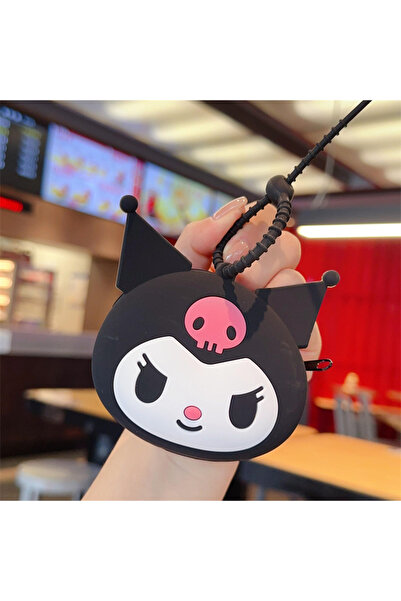 Miniso 5 قطع، محفظة كرتونية من سانريو زيرو، سلسلة مفاتيح، حقيبة سيليكون صغيرة...