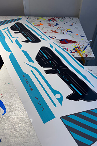 Banxtre Cfmoto 450Sr Original Stickers Fairing Sticker Set