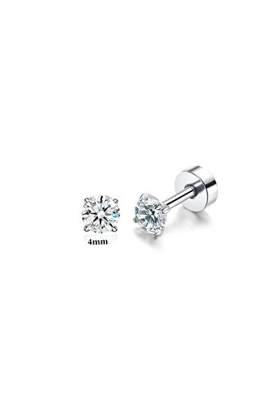 Choice 1Pair Style 6 18 Pairs 14K Gold Plated Surgical Steel Screw Flat Back ...