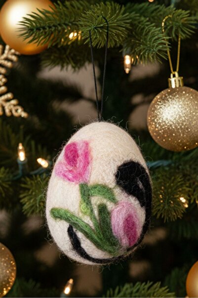 Uretti - زينة عيد الميلاد التولينية 3528 2222 مصنوعة يدويًا من الفوم على شكل ...