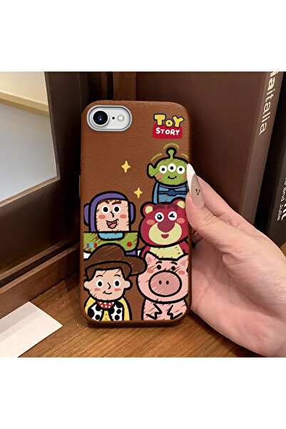 ucuc iPhone 7/8/Se 2020 2022 Compatible Leather Textured Silicone Protects Ca...