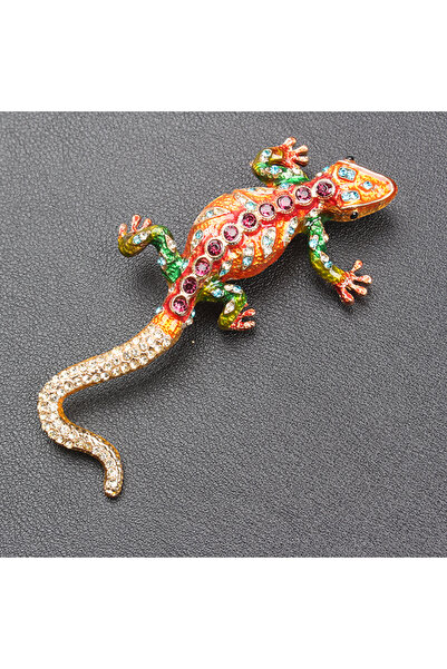 Choice بروش الحرباء S3 للنساء والرجال، بروش فاخر مرصع بأحجار الراين على شكل س...