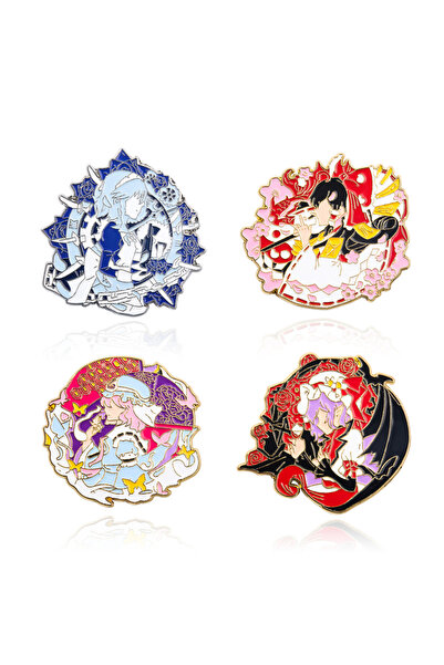 Choice مجموعة أنيمي لعبة Touhou مشروع Brooche Izayoi Sakuya Saigyouji Yuyuko ...