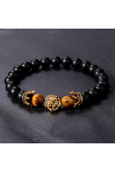 Choice سوار L1802 من حجر الملاكيت عين النمر، مناسب للرجال والنساء، مصنوع يدوي...