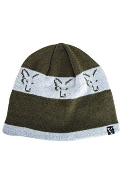 Fox Green Silver Beanie