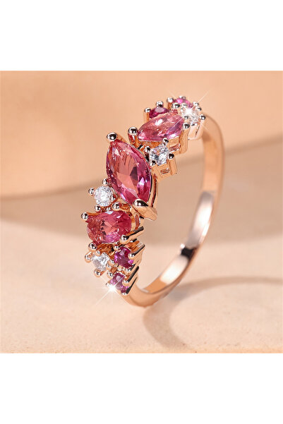 Choice ZC1757-1 6 Exquisite Sparkling Zircon Geometric Women's Ring, Fashiona...
