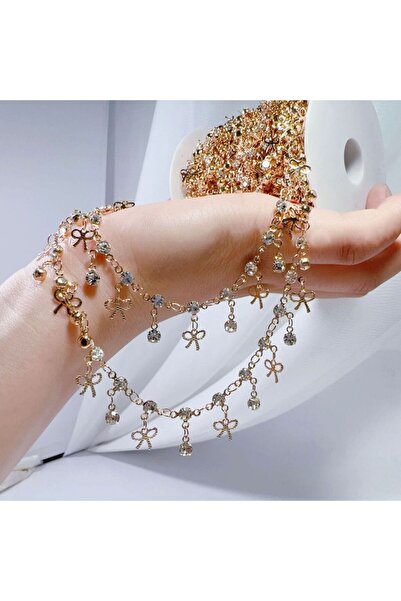 Choice KC Gold Color 1Meter Knot Kawaii Cute Copper Chain for Bracelet Neckla...
