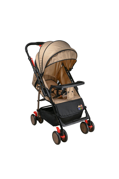 Kiko COMFORTABLE STROLLER 8WHEELS ( 0 M+ ) Beige