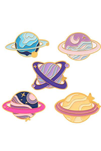 Choice xz4954B دبابيس مينا لطيفة بتصميم كوكب الديناصورات، دبابيس معدنية مبتكر...