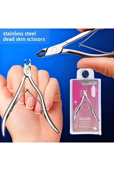 Choice Silver 1Pcs Professional Cuticle Trimmer Set with 5mm Jaws - Stainless Steel for nail & Toenail Cuti