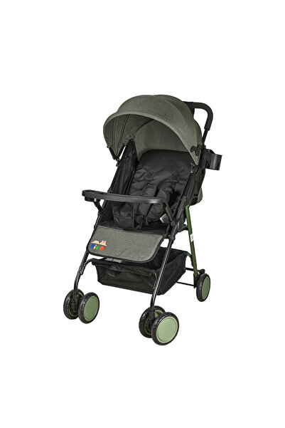 Kiko COMFORTABLE STROLLER 6WHEELS ( 0 M+ ) Green