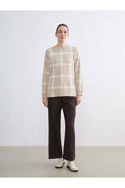 LC Waikiki Wide Leg Women's Trousers with Elastic Waist