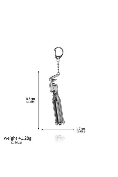 Choice K00908-03 سلسلة مفاتيح سلاح أنمي بلاك روك شوتر، منجل سيد الموتى، مدفع ...