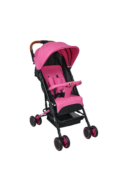 Kiko COMFORTABLE STROLLER 6 WHEELS - Pink