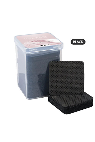 Choice 200 قطعة سوداء، 200 قطعة/علبة، جل مزيل طلاء الأظافر خالي من الوبر، منا...