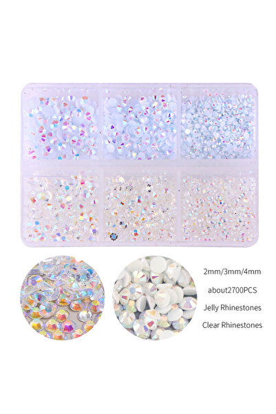 Choice white 3000pcs Flatback Rhinestones for Crafts,Purple AB Crystals Rhine...