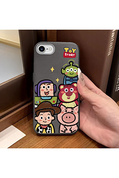 ucuc جراب سيليكون متوافق مع آيفون 7/8/SE 2020 2022، مصنوع من الجلد الرمادي ذو...