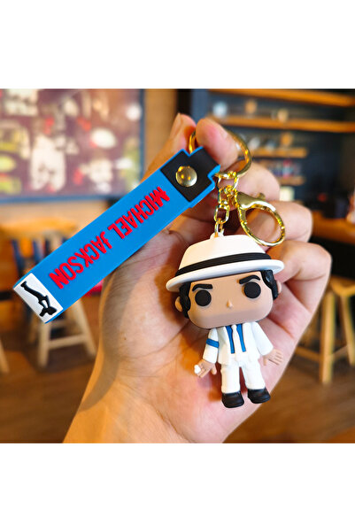 Choice 001 سلسلة مفاتيح إبداعية للرقص، كينج جاكسون، مصنوعة يدويًا، موسيقى، مغ...