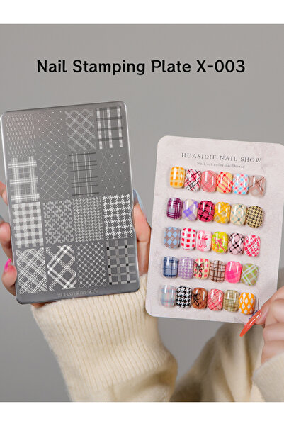 Choice مجموعة غانغبان X-003، لوحة ختم أظافر قطعة واحدة، 30 نقشة، استنسل فن ال...