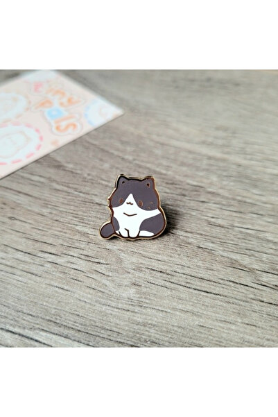 Choice دبوس مينا على شكل قطة صغيرة لطيفة، تصميم رقم 1، شارة معدنية على شكل قط...