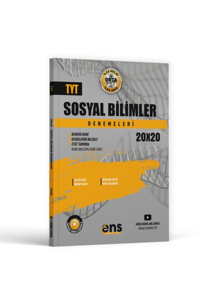 Ens Yayıncılık TYT Sosyal Bilimler 20 x 20 Deneme 2026