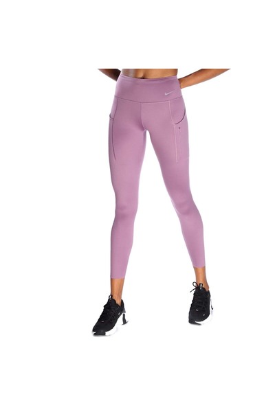 Nike dri-Fit Kadın Mor Günlük Stil Tayt DQ5692-536