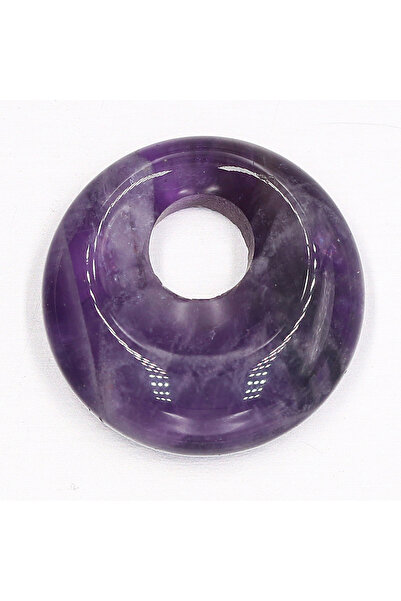 Choice قلادتان من الأحجار الطبيعية من الجمشت، وقلادة دائرية من اللازورد، وقلا...