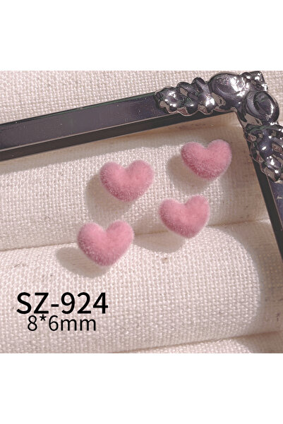 Choice ٢٠ قطعة من إكسسوارات تزيين الأظافر الفرنسية على شكل قلب، زينة أظافر ثل...