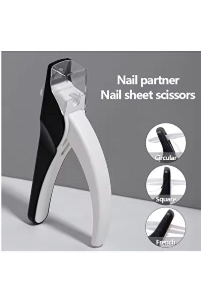 Choice مقص أظافر متعدد الوظائف مضاد للرذاذ، على شكل حرف U، لقص الأظافر الصناع...